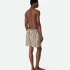 Stripe Nylon Swim Shorts