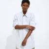 Striped Cotton Poplin Shirt