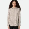 Striped Cotton Poplin Shirt
