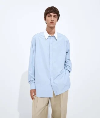 Striped Poplin Shirt