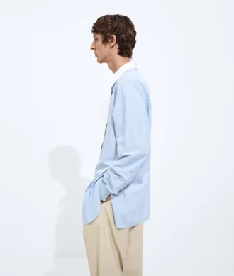 Striped Poplin Shirt