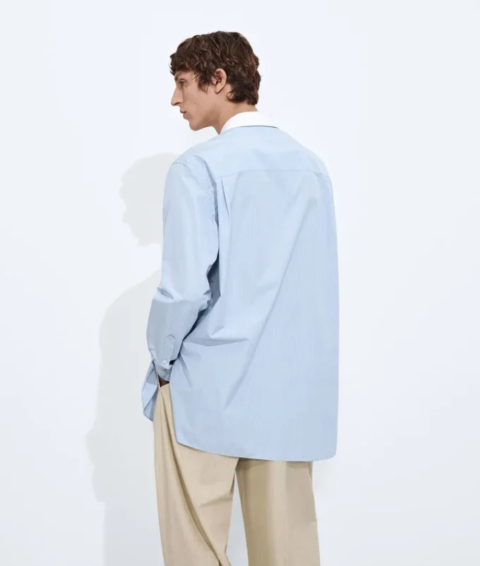 Striped Poplin Shirt