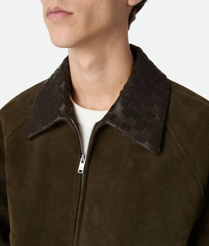 Suede Leather Blouson