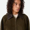 Suede Leather Blouson
