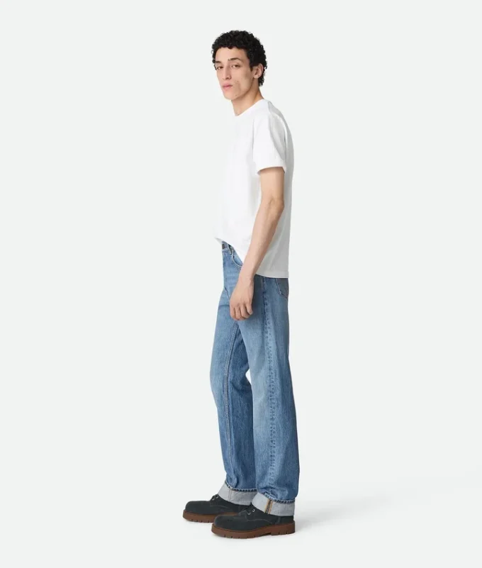Vintage Indigo Straight Jeans