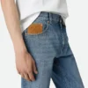 Vintage Indigo Straight Jeans