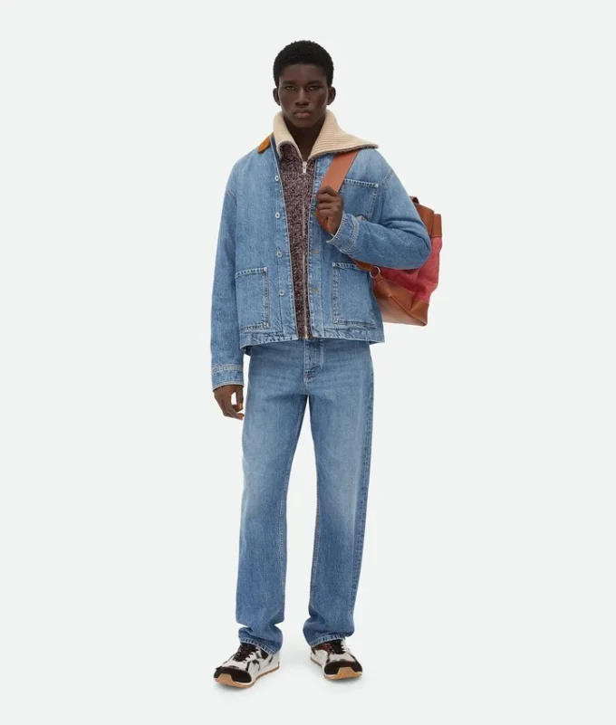 Vintage Indigo Straight Jeans