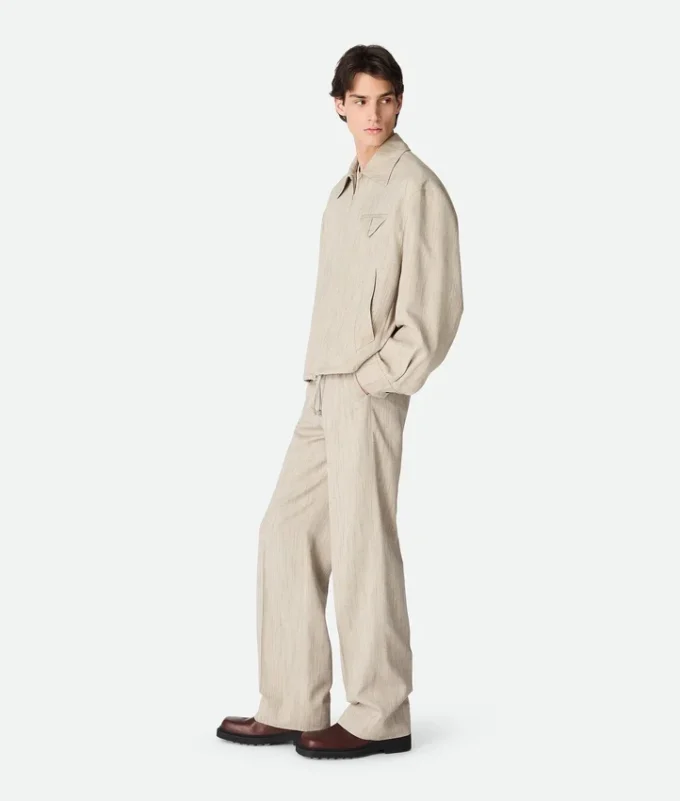 Viscose and Silk Kimono Blouson