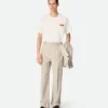 Viscose and Silk Pants