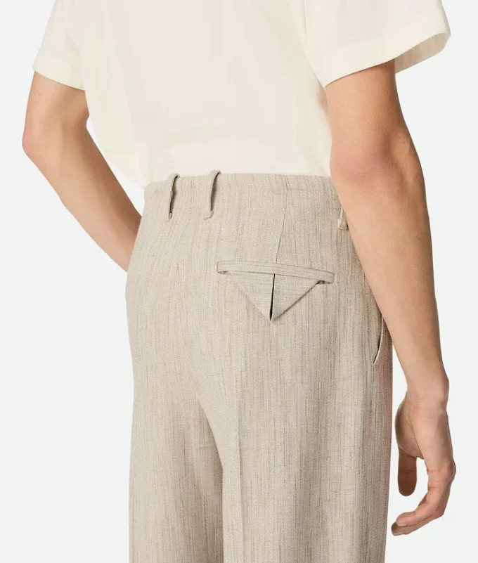 Viscose and Silk Pants