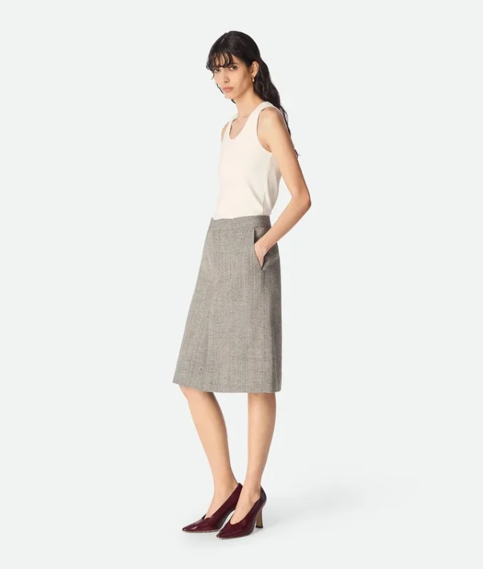 Viscose and Silk Skirt