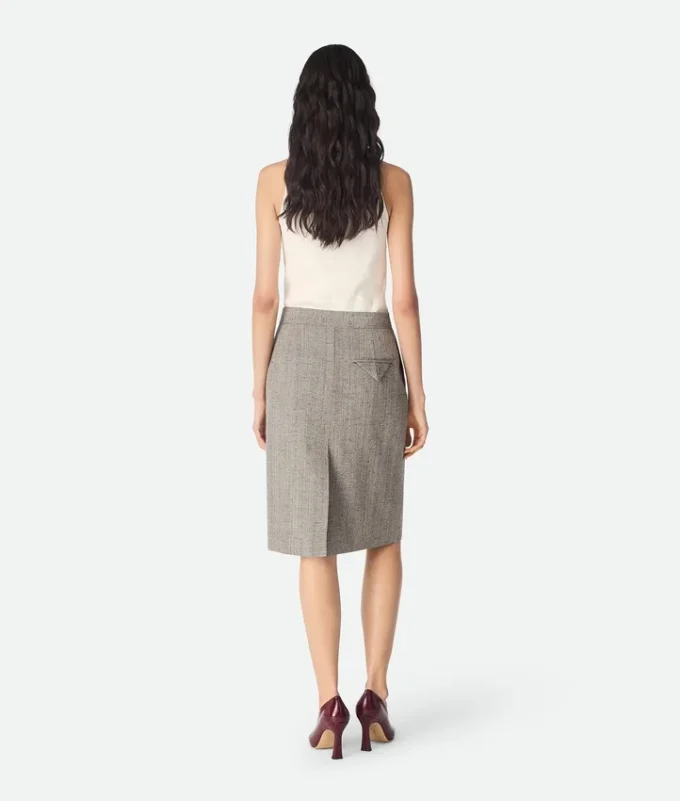 Viscose and Silk Skirt