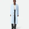 Viscose and Silk Twill Coat