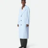 Viscose and Silk Twill Coat