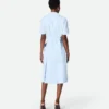 Viscose and Silk Twill Dress