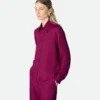 Viscose and Silk Twill Shirt