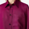 Viscose and Silk Twill Shirt
