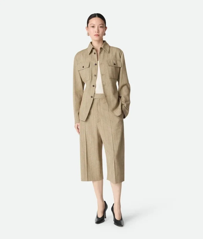 Viscose Silk Shirt Jacket