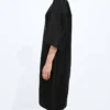 Washed Cotton and Viscose Twill Dress