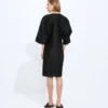 Washed Cotton and Viscose Twill Dress