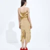 Washed Silk Taffeta Dress