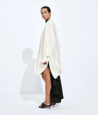 Washed Silk Taffeta Shirt
