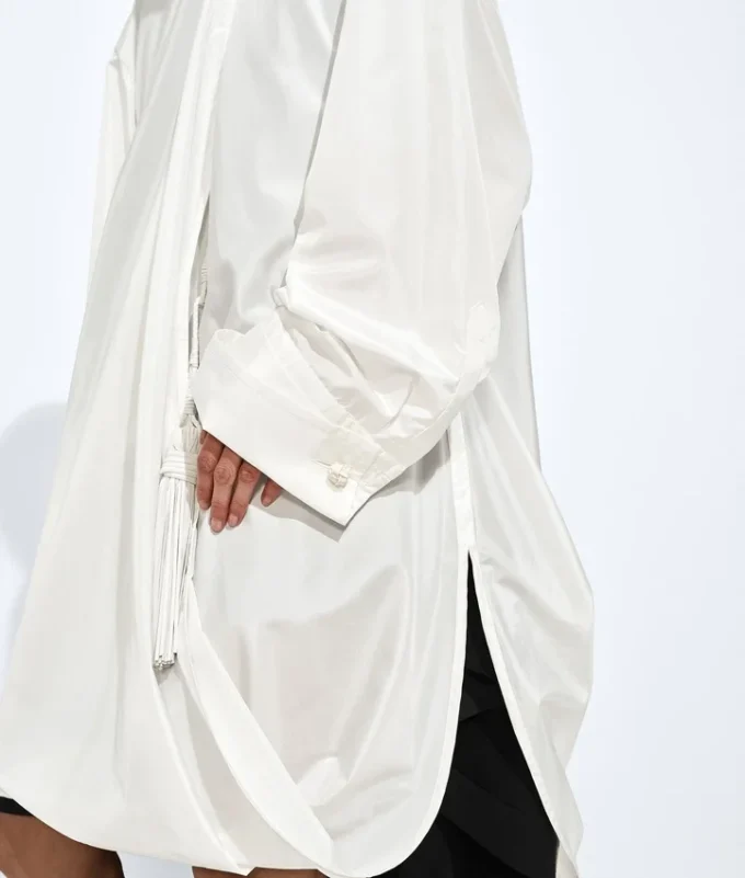 Washed Silk Taffeta Shirt