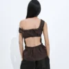 Washed Silk Taffeta Top