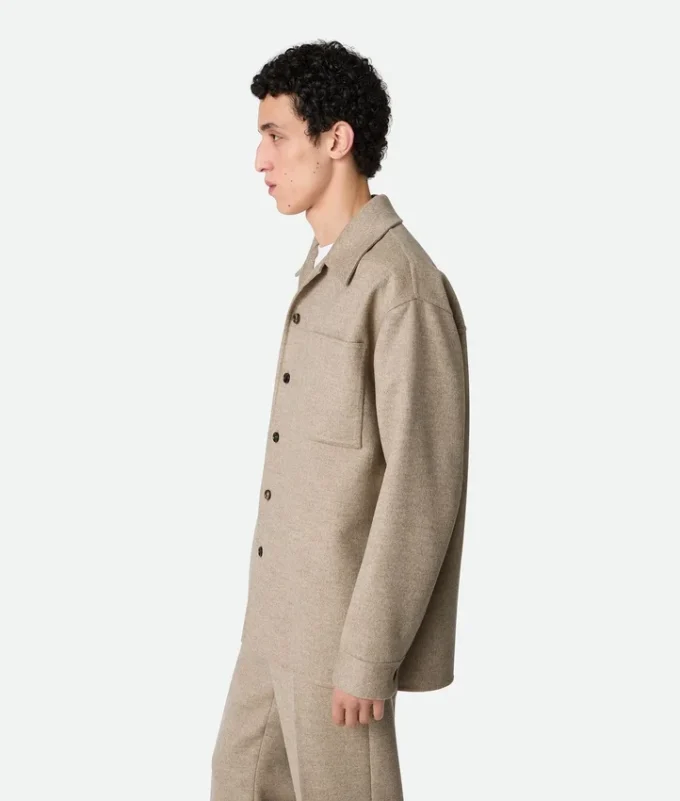 Wool and Cashmere Overshirt