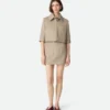Wool and Cashmere Cropped Jacket
