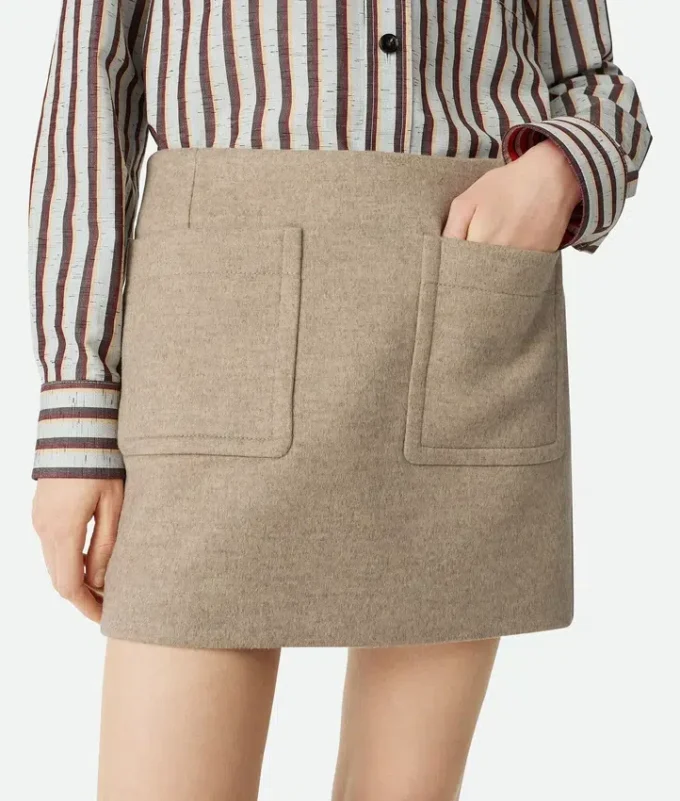Wool and Cashmere Skirt