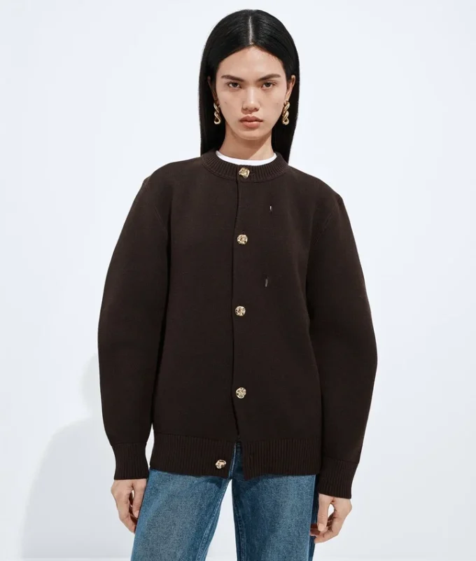 Wool and Cotton Cardigan