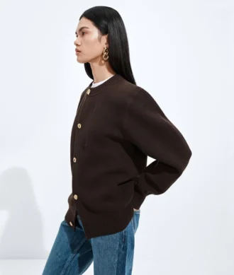 Wool and Cotton Cardigan