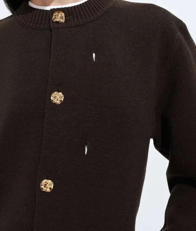 Wool and Cotton Cardigan