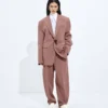 Wool and Linen Melange Jacket