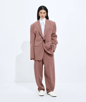 Wool and Linen Melange Jacket