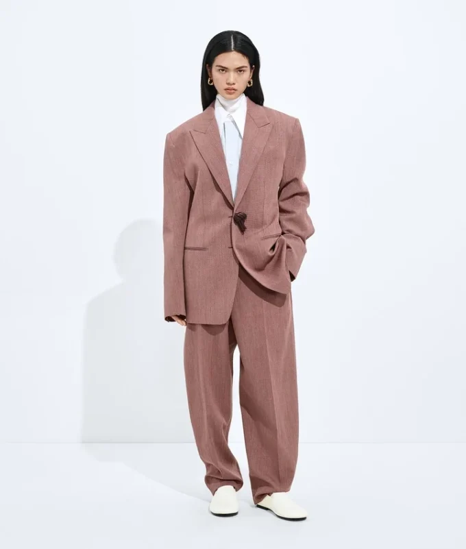 Wool and Linen Melange Jacket
