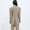 Wool and Linen Melange Jacket