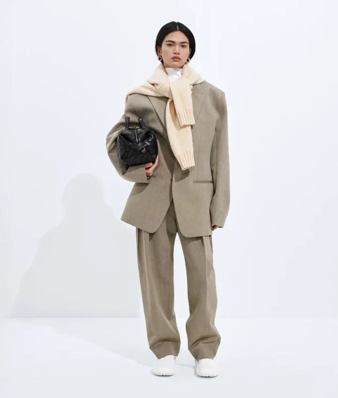Wool and Linen Melange Jacket