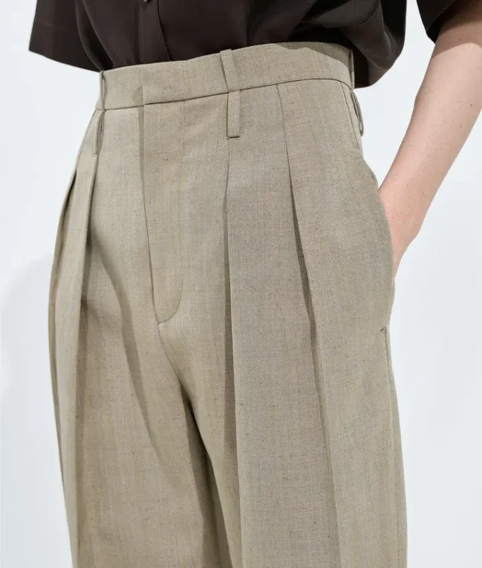 Wool and Linen Pants