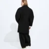 Wool and Mohair Gabardine Coat