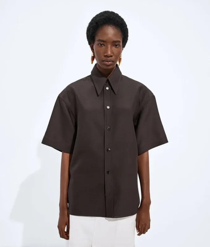 Wool and Silk Toile Shirt