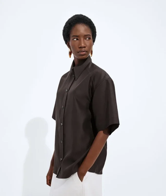 Wool and Silk Toile Shirt