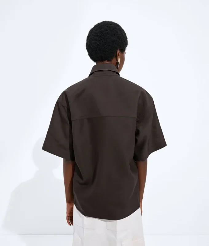 Wool and Silk Toile Shirt