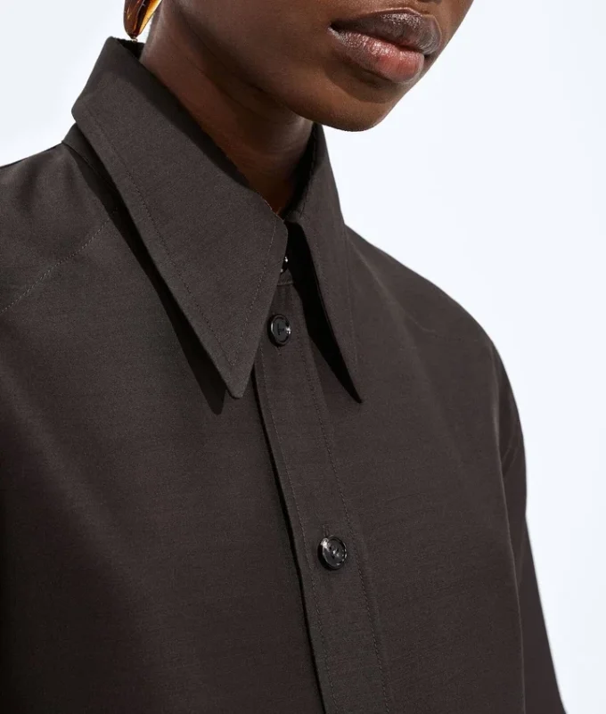 Wool and Silk Toile Shirt
