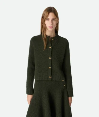 Wool Boucla Cardigan