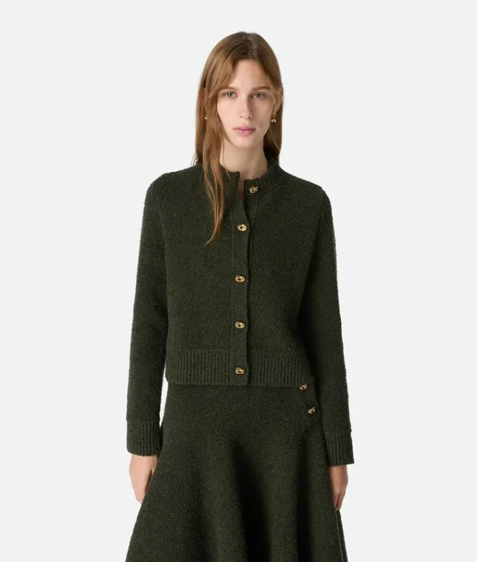 Wool Boucla Cardigan