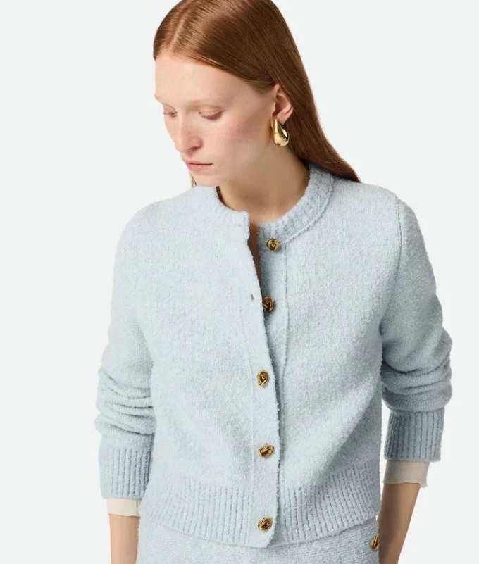 Wool Boucla Cardigan