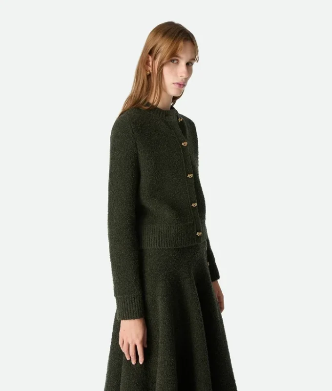 Wool Boucla Cardigan