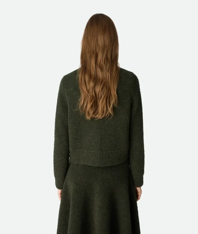 Wool Boucla Cardigan